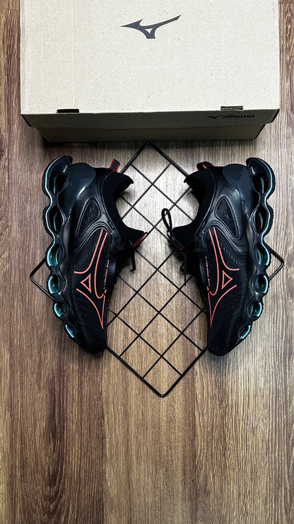 Mizuno pro 14 - Preto e Vermelho