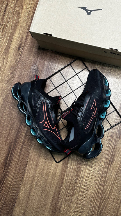 Mizuno pro 14 - Preto e Vermelho