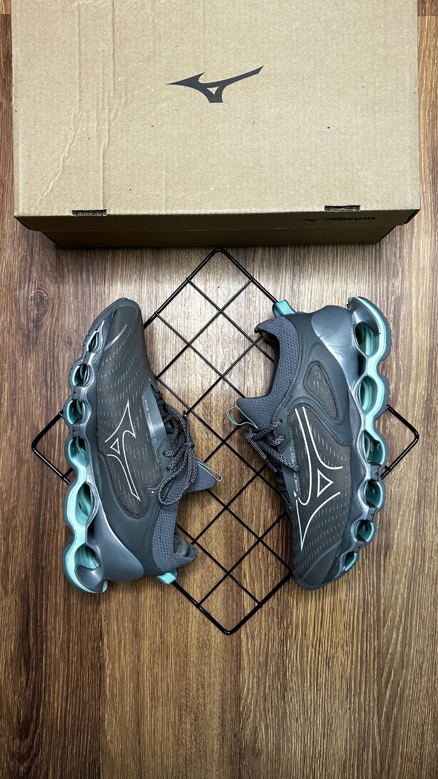 Mizuno pro 14 - Cinza e Verde