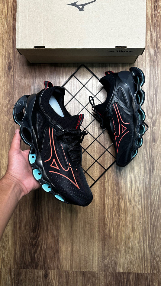Mizuno pro 14 - Preto e Vermelho