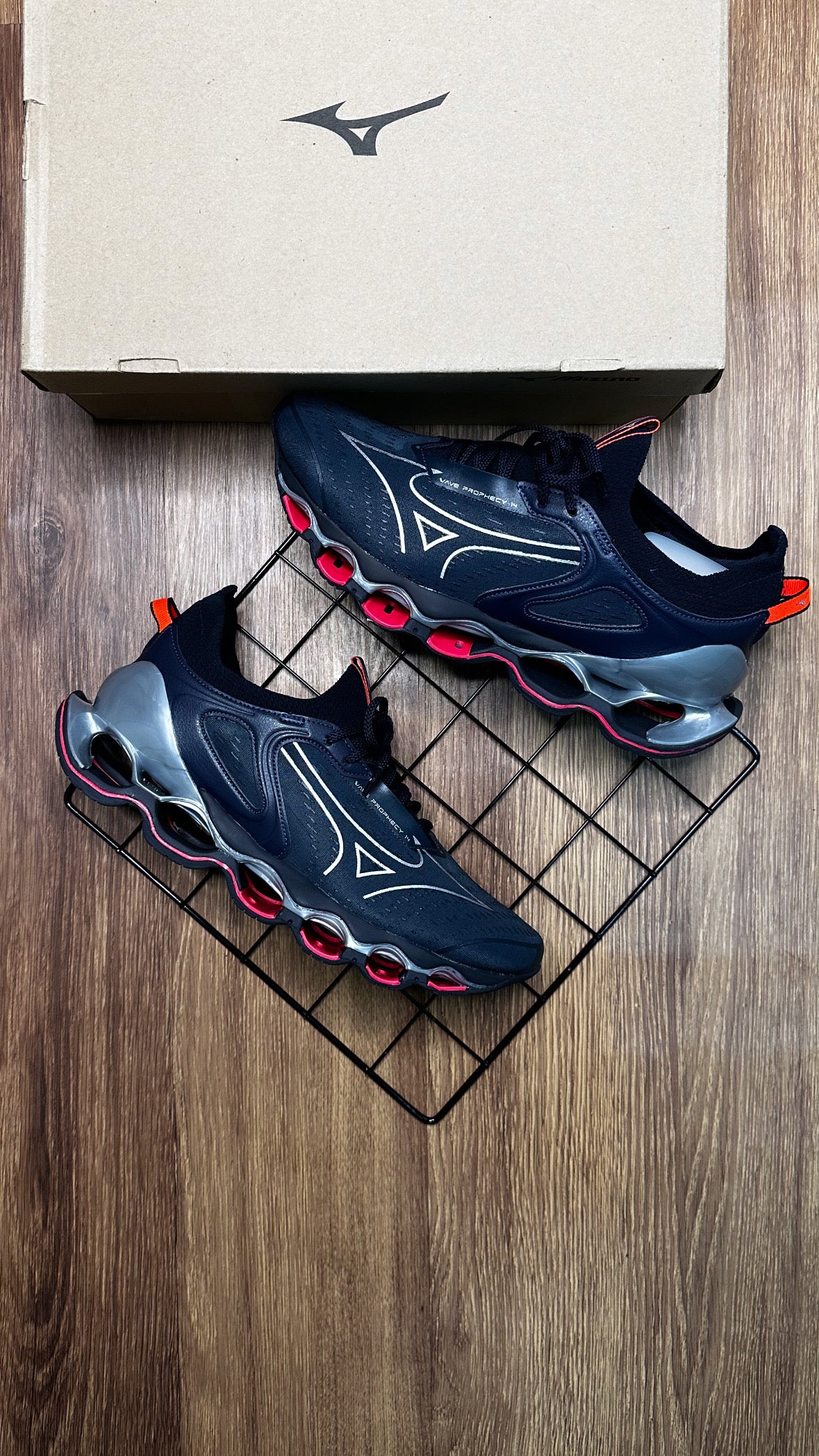 Mizuno pro 14 - Preto e Rosa