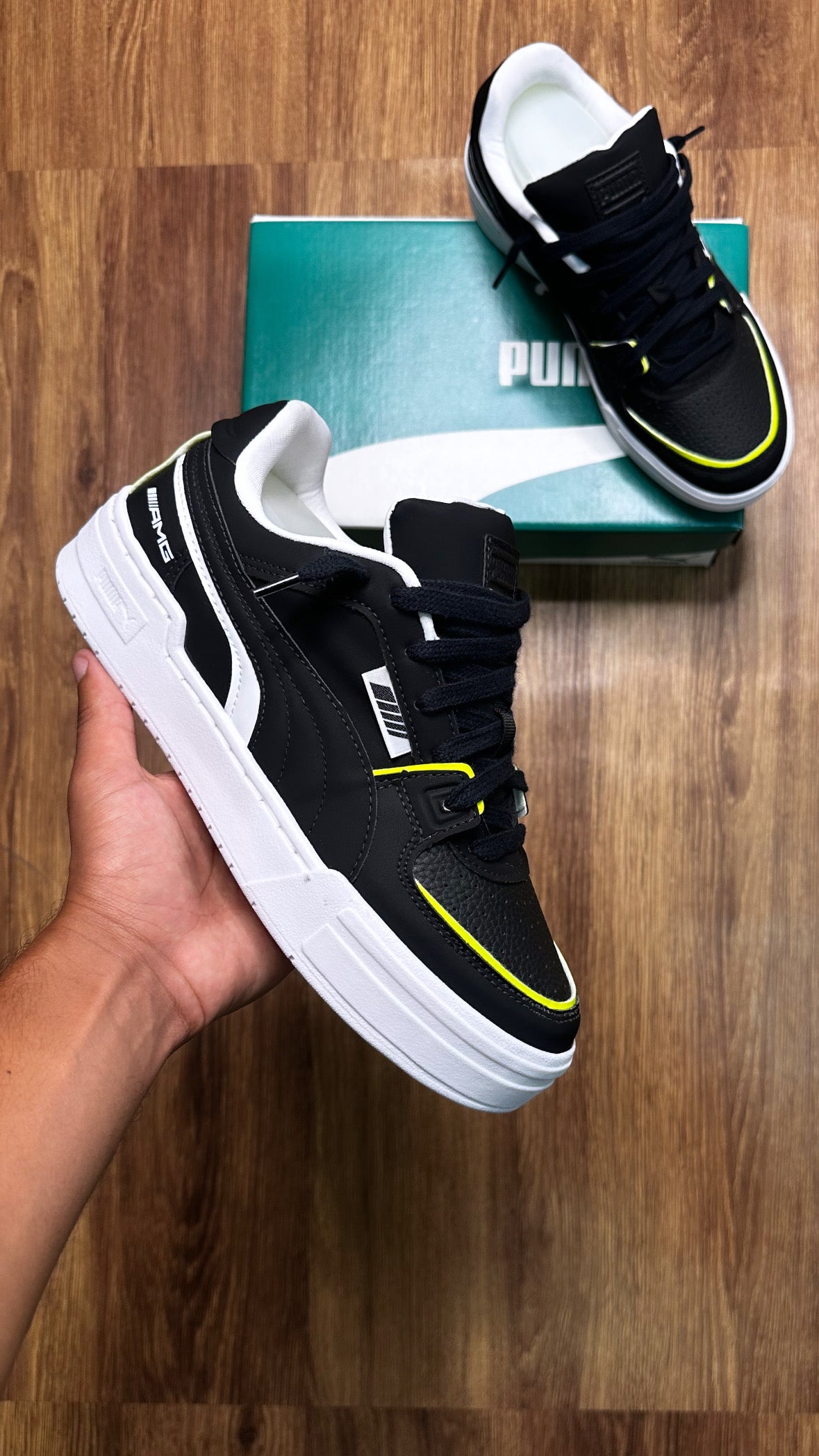 Puma ca Pro - Preto e Amarelo